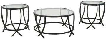 Tarrin - Occasional Table Set (Set of 3) - Black
