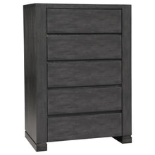 Lorenzo - 5-Drawer Chest - Dark Gray