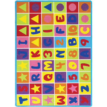 Abbey - Area Rug - Alphabet