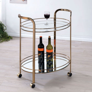 Starla - Serving Cart - Champagne