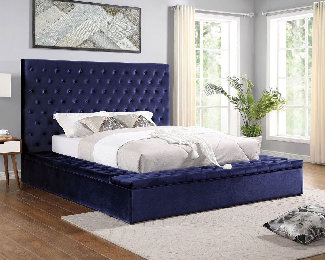 Golati - California King Bed - Blue