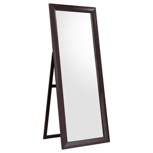 Phoenix - Wood Framed Standing Mirror - Cappuccino