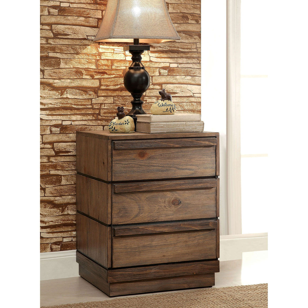 Coimbra - Nightstand - Rustic Natural Tone