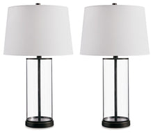 Wilmburgh - Clear / Bronze Finish - Glass Table Lamp (Set of 2)