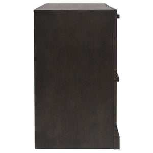 Azalia - 4-Drawer Dresser - Black And Walnut