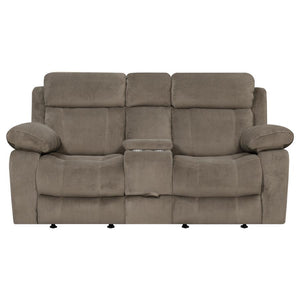 Myleene - Glider Loveseat with Console