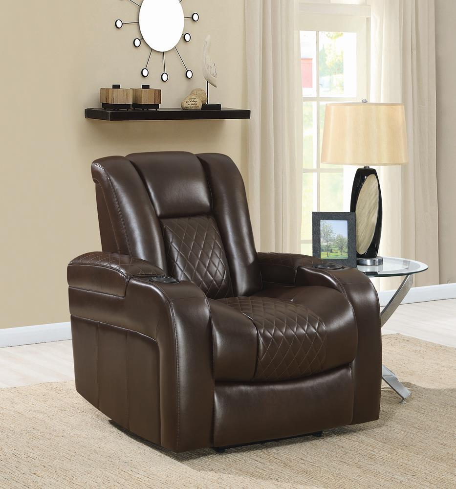 Delangelo - Power Recliner - Brown