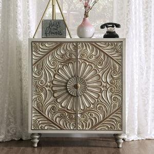 Jakarta - Wine Cabinet - Antique White