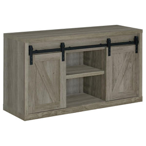 Coaster - 3-shelf Sliding Doors TV Console