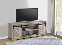 Coaster - 3-shelf Sliding Doors TV Console