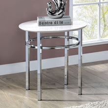 Mariah - Round End Table - White