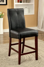 Bonneville - Counter Height Chair (Set of 2) - Brown Cherry / Black