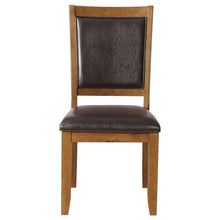 Nelms - Upholstered Side Chairs (Set of 2) - Deep Brown And Dark Brown