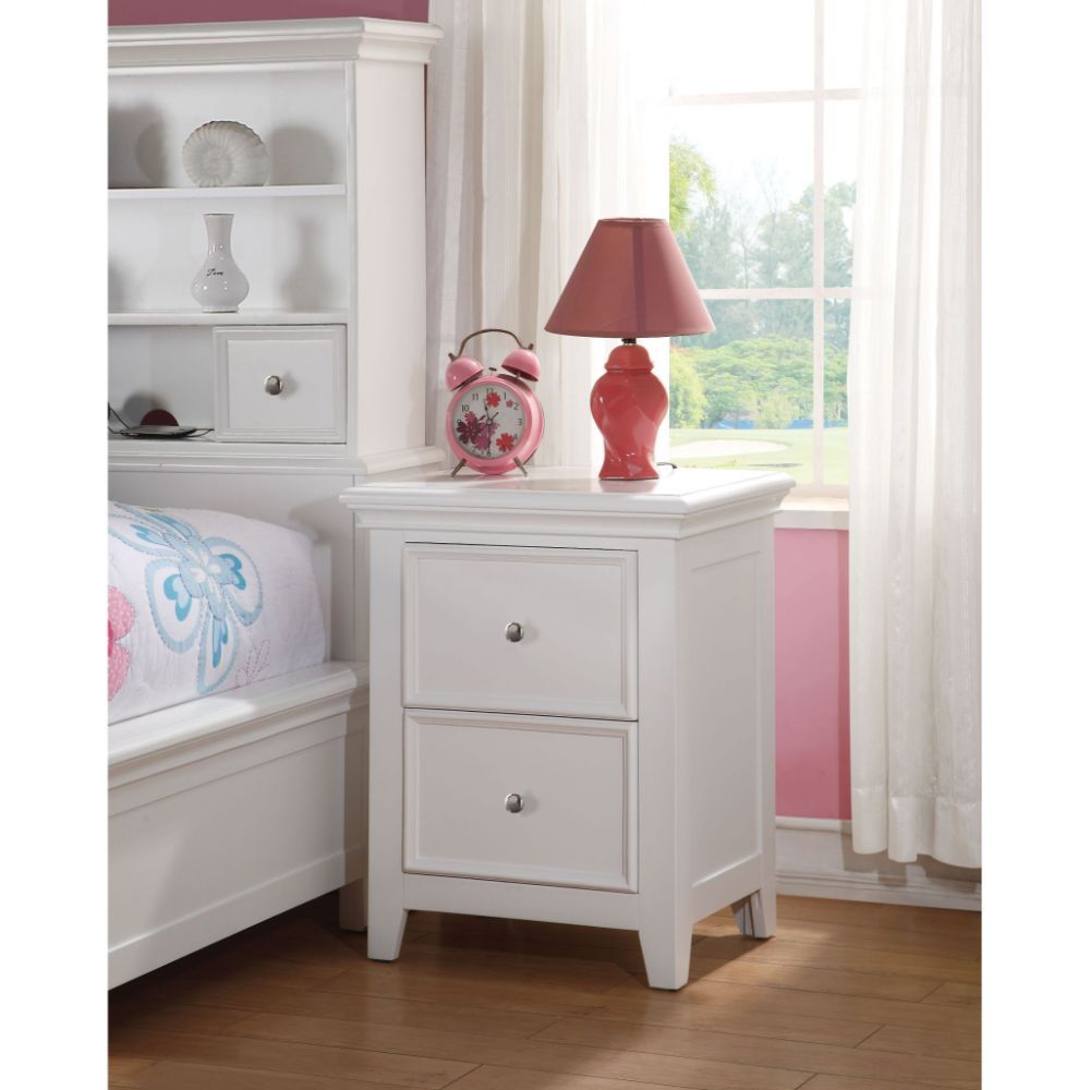 Lacey - Nightstand - White - 27