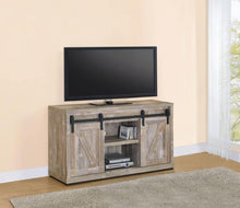 Coaster - 3-shelf Sliding Doors TV Console