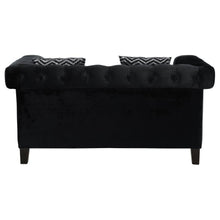 Reventlow - Tufted Loveseat - Black