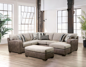Ashenweald - Sectional - Brown / Light Brown