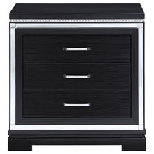 Cappola - Rectangular 2-Drawer Nightstand - Silver And Black