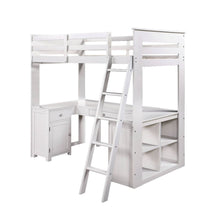 Ambar - Loft Bed - Light Gray