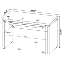 Russell - Computer Desk with Keyboard Tray