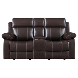 Myleene - Glider Loveseat with Console