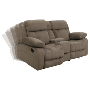 Myleene - Glider Loveseat with Console