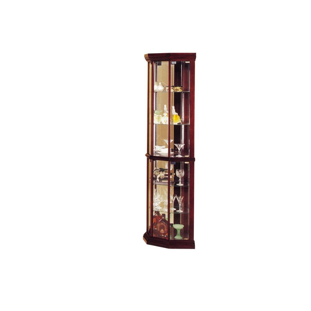 Huxley - Curio Cabinet (Corner) - Dark Brown - 16