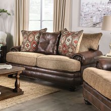 Fletcher - Loveseat - Brown / Tan