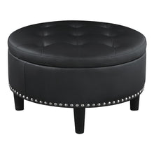 Jace - Upholstered Tufted Storage Ottoman - Black