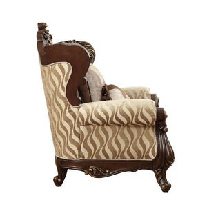 Shalisa - Chair - Fabric & Walnut