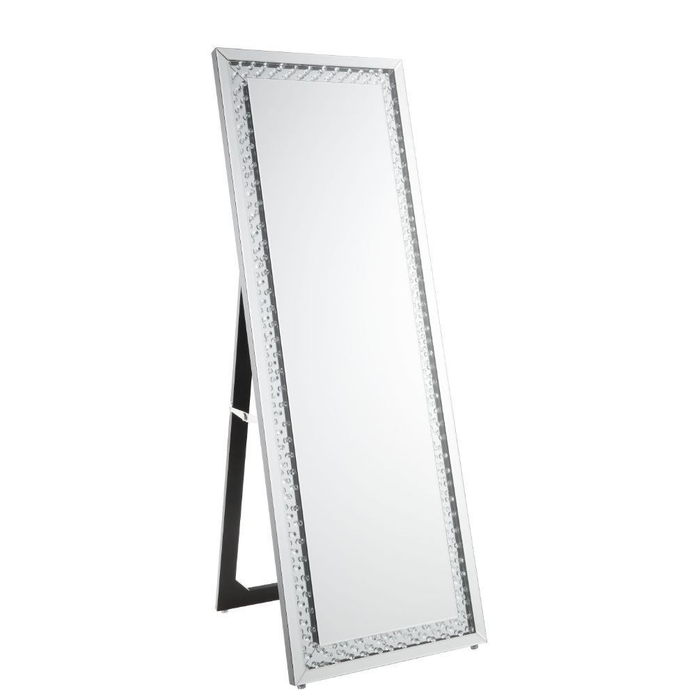 Nysa - Accent Mirror - Mirrored & Faux Crystals