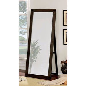 Rexburg - Standing Mirror - Wire-Brushed Rustic Brown