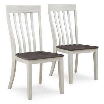 Darborn - Dining Room Side Chair (Set of 2) - Gray / Brown