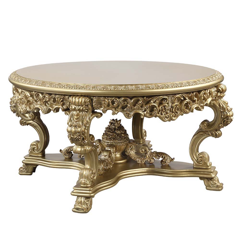 Bernadette - Dining Table - Gold Finish - 32