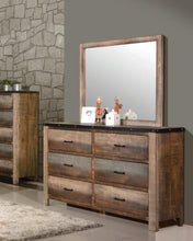 Sembene - 6-Drawer Dresser - Antique Multi-Color