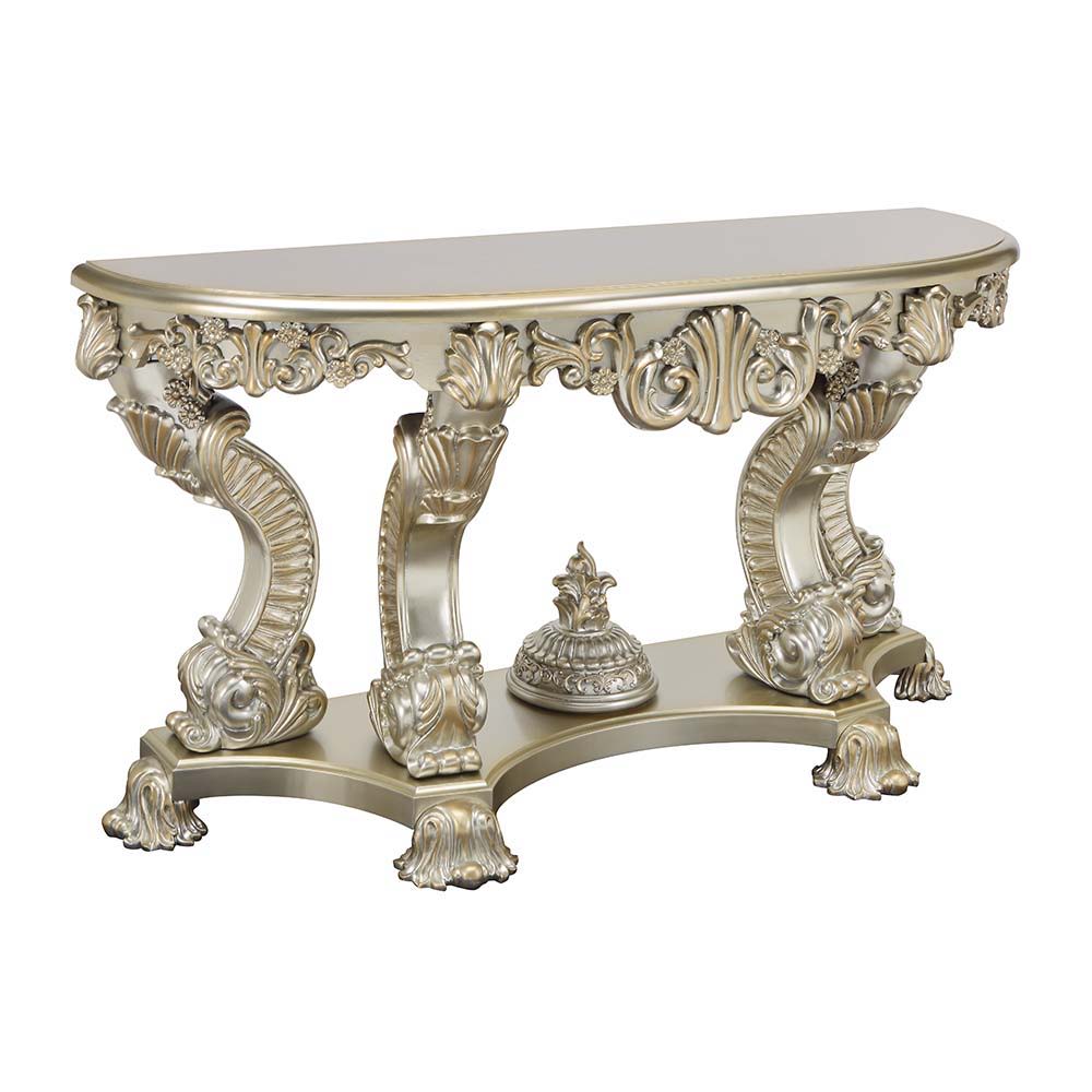 Sorina - End Table - Antique Gold Finish - 36