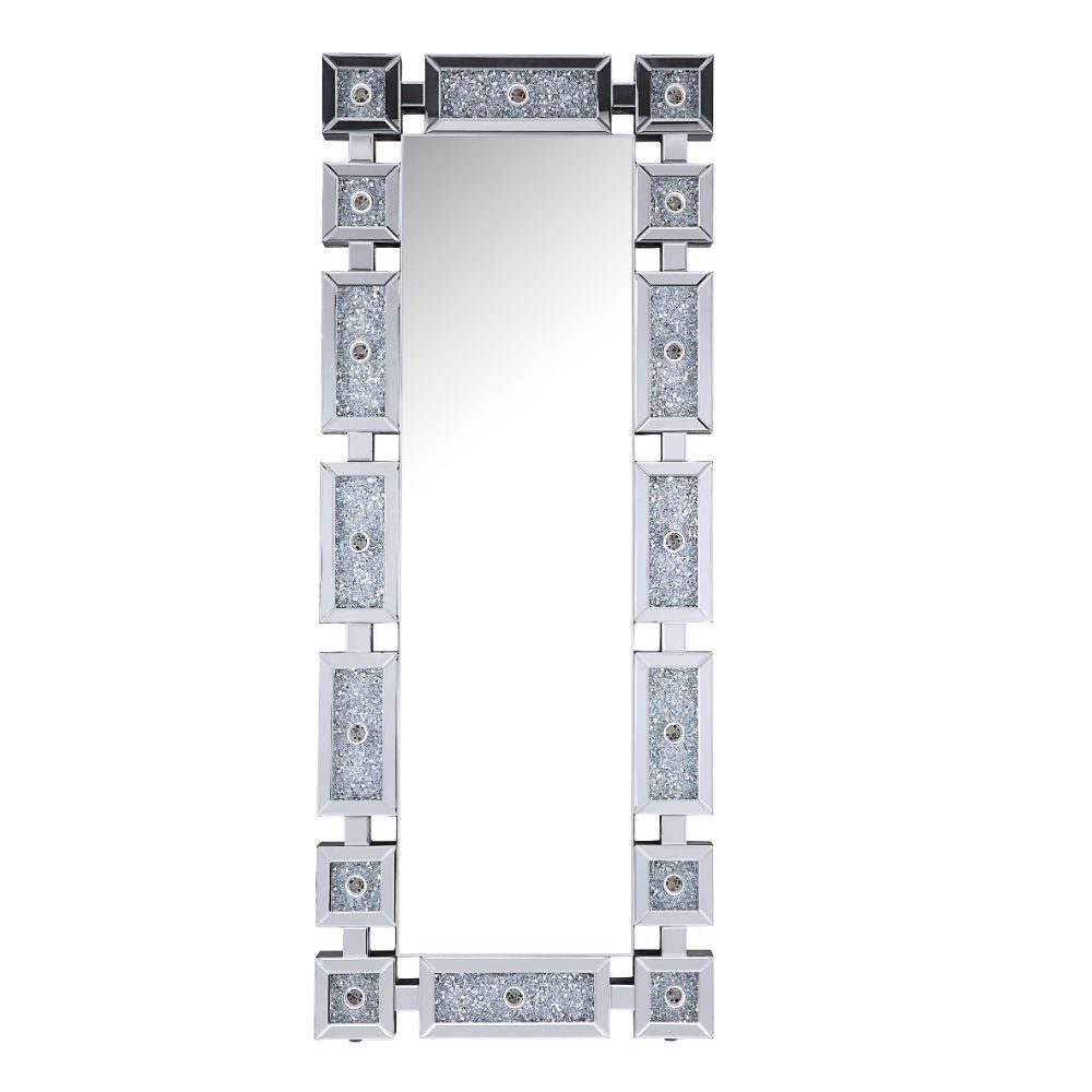 Noralie - Accent Floor Mirror - Pearl Silver - 63