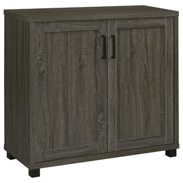 Filch - Wooden 2-Door Accent Cabinet - Weathered Gray