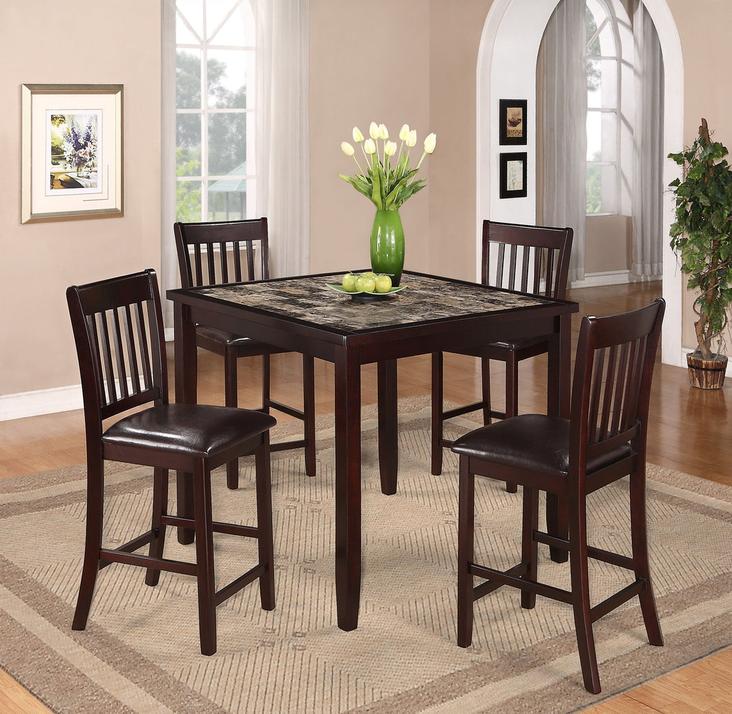 Cascade - 5 Piece Counter Height Dinette