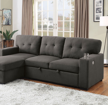 Sammy - Sectional - Dark Gray