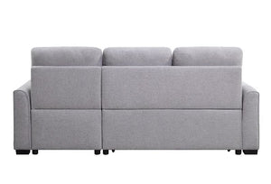 Amboise - Sectional Sofa - Light Gray Fabric
