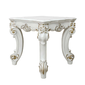 Vendom II - End Table - Antique Pearl Finish