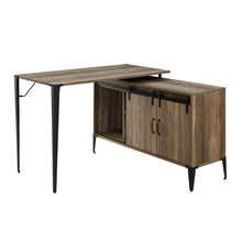 Zakwani - Writing Desk - Rustic Oak & Black Finish - 31"