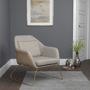 Coaster - Metal Sled Leg Accent Chair