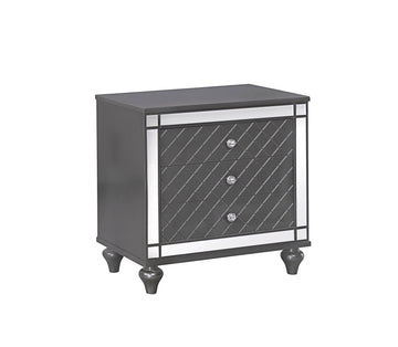 Refino - Nightstand - Dark Gunmetal