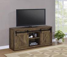 Coaster - 3-shelf Sliding Doors TV Console