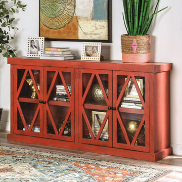 Melia - Cabinet - Farmhouse Red