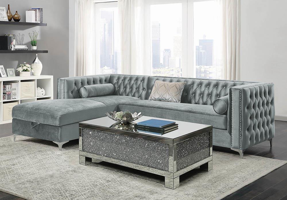 Bellaire - Button-tufted Upholstered Sectional