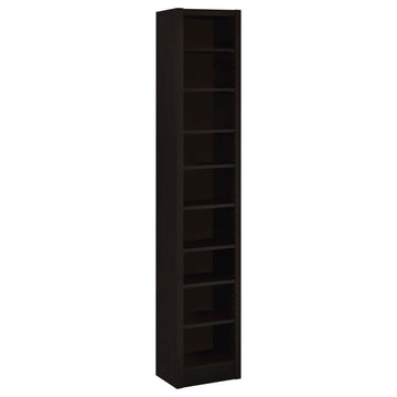 Eliam - 8-Shelf Bookcase - Cappuccino