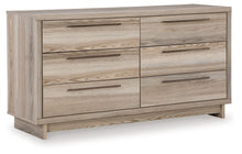 Hasbrick - Tan - Six Drawer Dresser